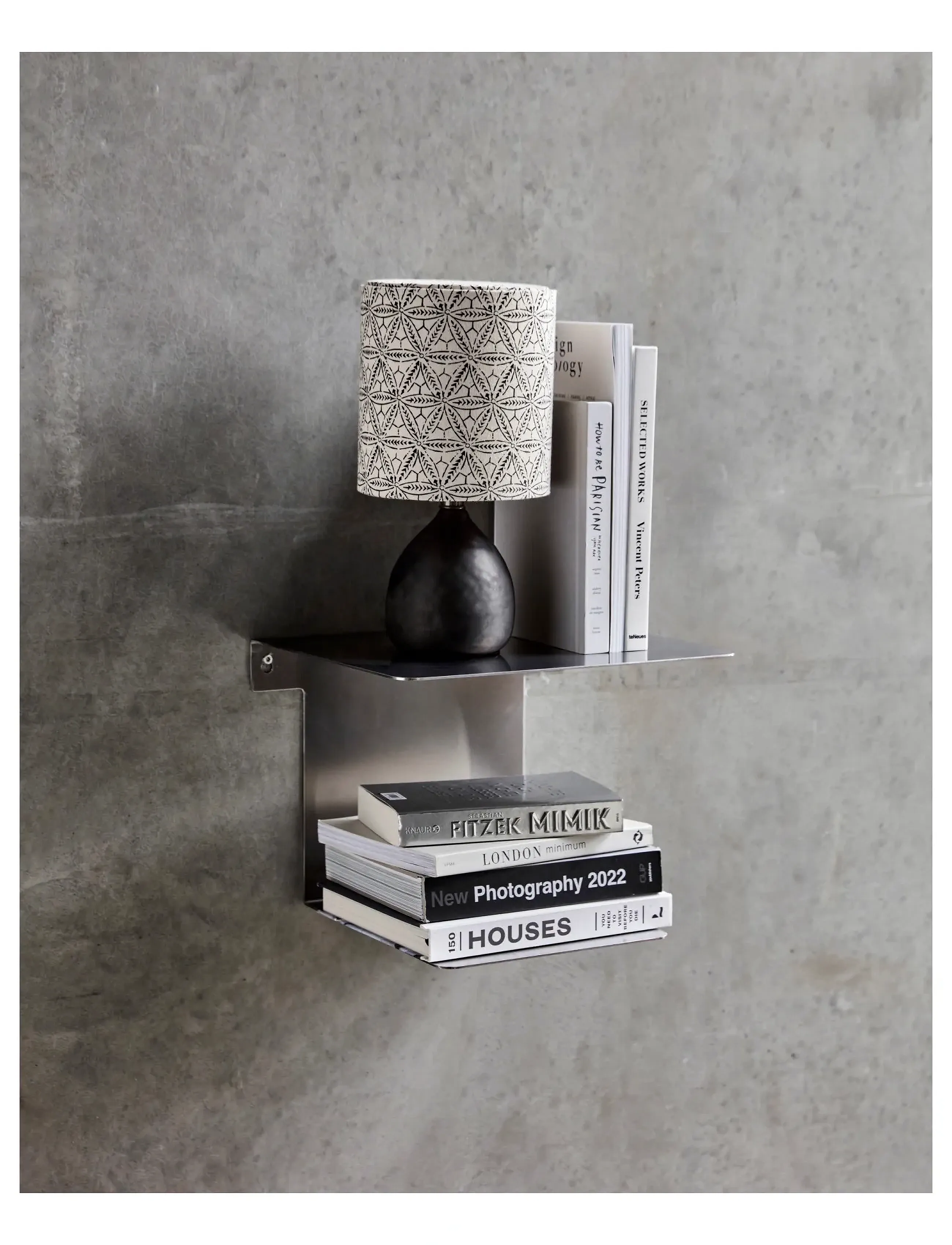 house doctor Hylde, Hdbook, Børstet Sølvfinish, One Size, Furniture, Silber - Shelves, Homeware