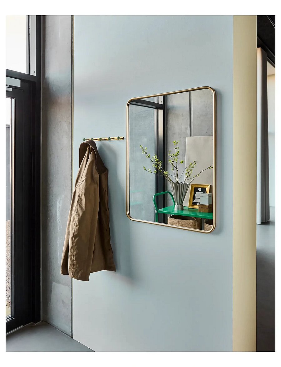 house doctor - Mirror, HDMirror, Golden - seinapeeglid - golden - 0