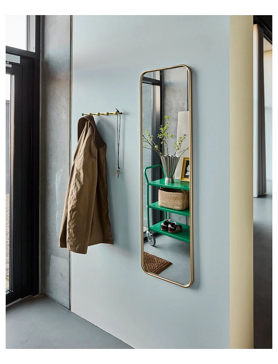 house doctor - Mirror, HDMirror, Golden - wandspiegel - golden - 0