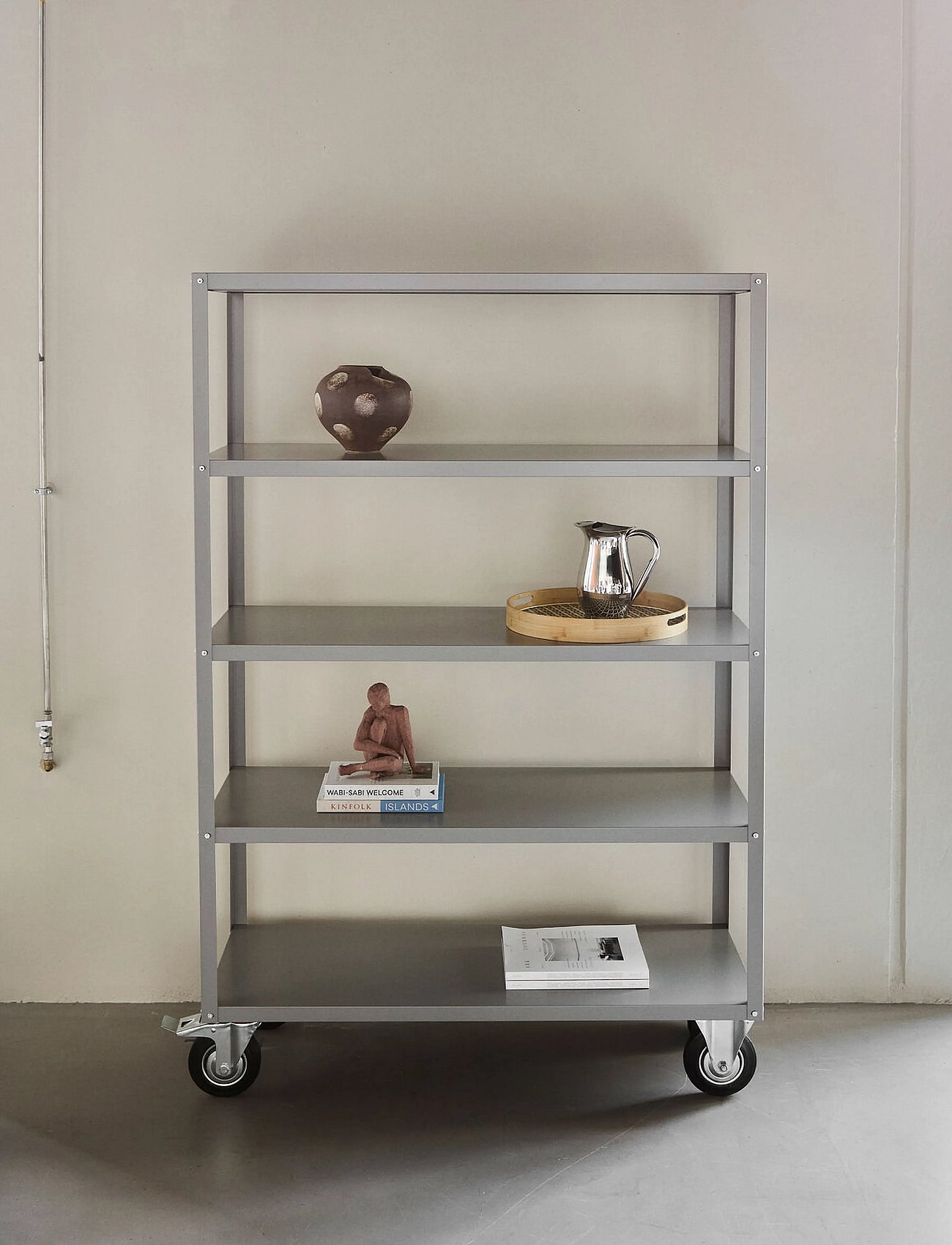 Shelving unit w. 4 wheels, HDTrolle