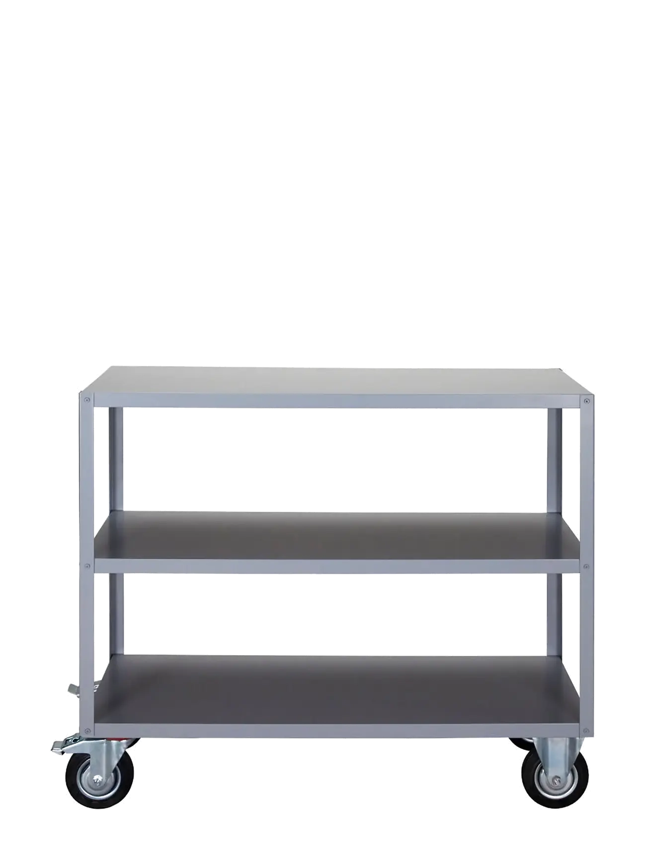house doctor Shelving Unit W. 4 Wheels, Hdtrolle, Hylde, Grå, Str: L:120CM.W:45CM.H:101CM