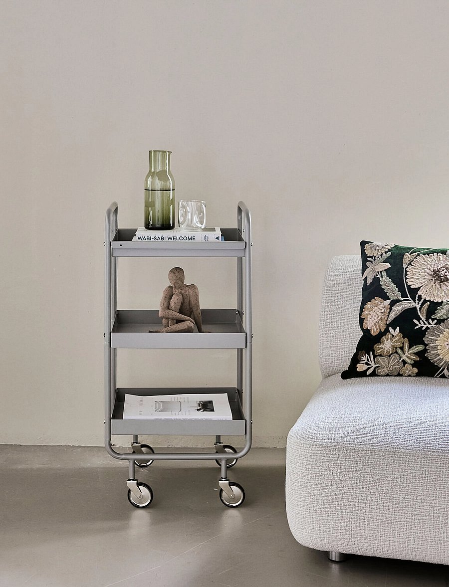 house doctor - Trolley, HDRoll, Grey - grey - 0