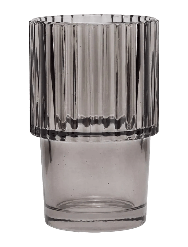 house doctor - Rills Glass - die niedrigsten preise - smoked grey - 0