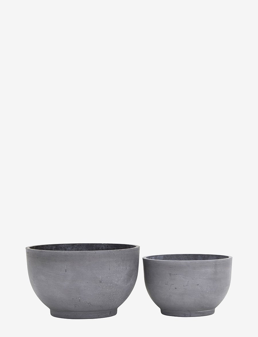 house doctor - Planter, HDGard, Grey - grey - 0