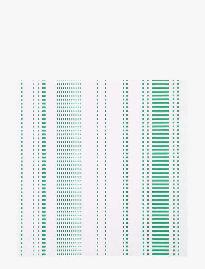 house doctor - Napkins, Code, Green - pabersalvrätikud - green - 0