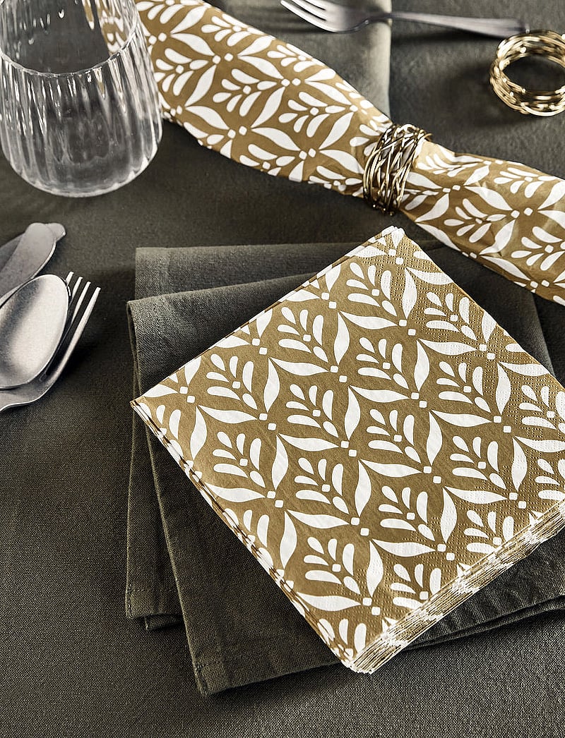 house doctor - Napkins, HDMento, Brown - brown - 3