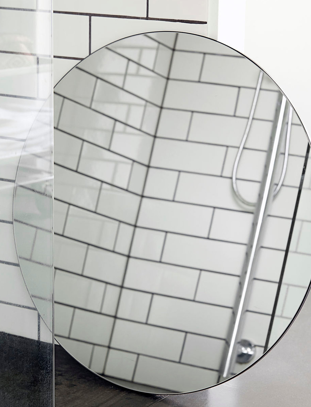 house doctor Walls Spejl, Ø 80 cm, Mirrors, Nackt - Wall Homeware
