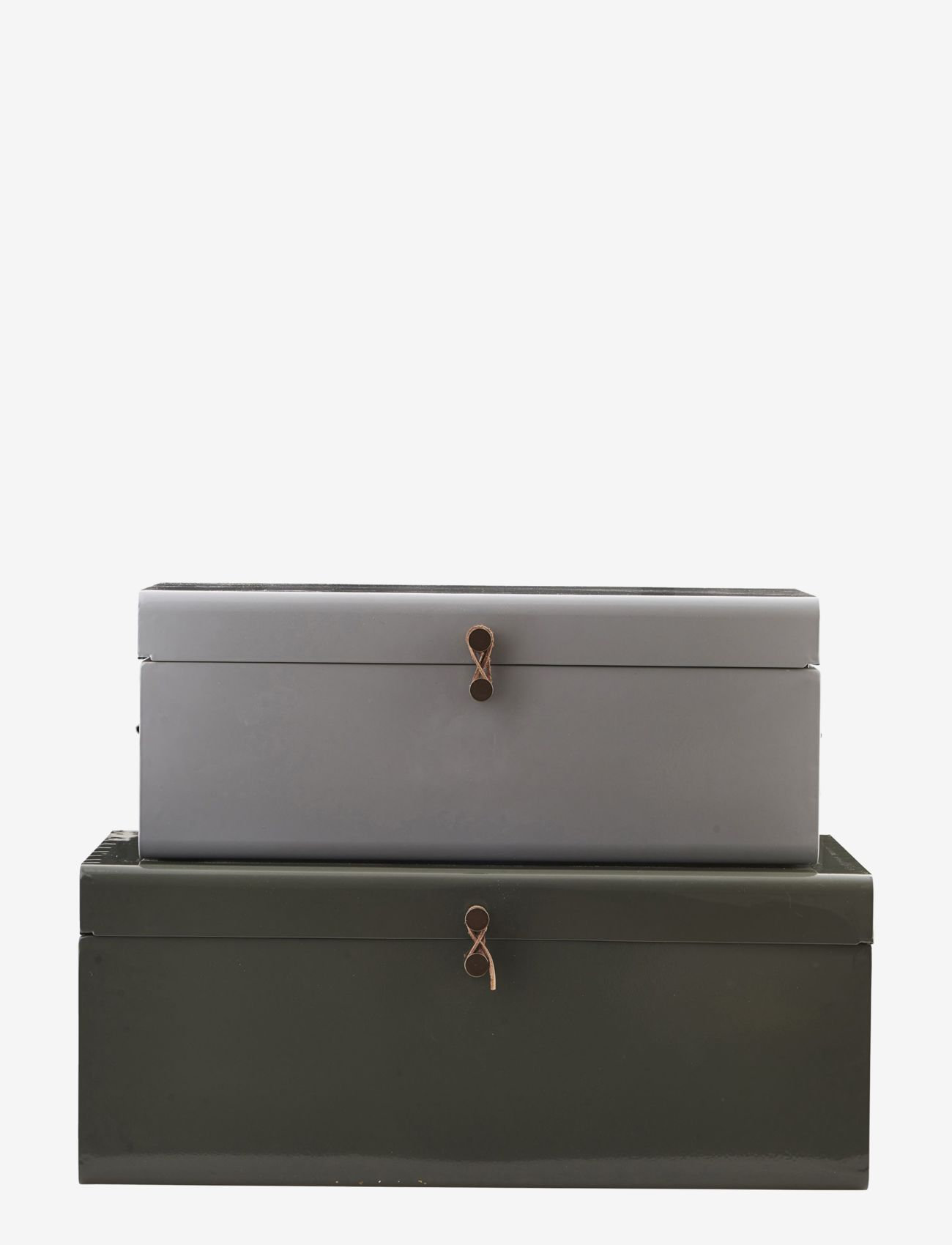 house doctor - Metal förvaring - grey/green - 1