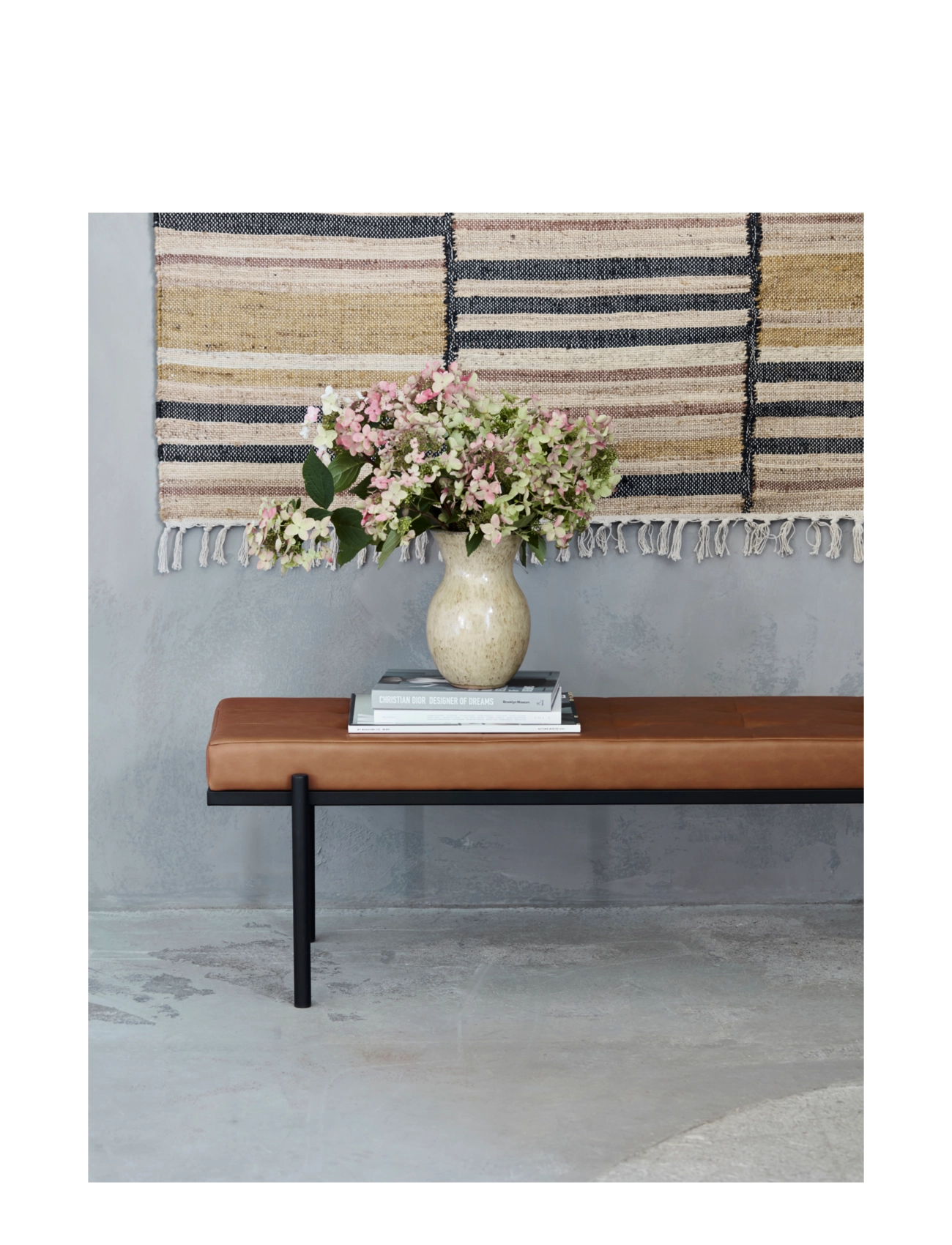 house doctor - Bench, HDLao, Golden brown - kollar og bekkir - golden brown - 2