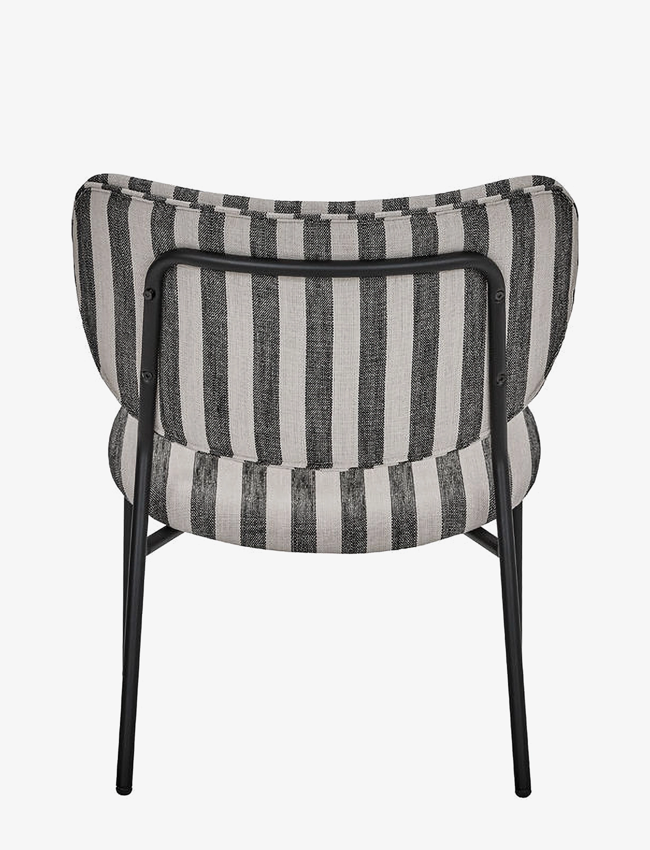house doctor - Loungestol, HDLonga, Sort/Råhvid - black/off-white - 2