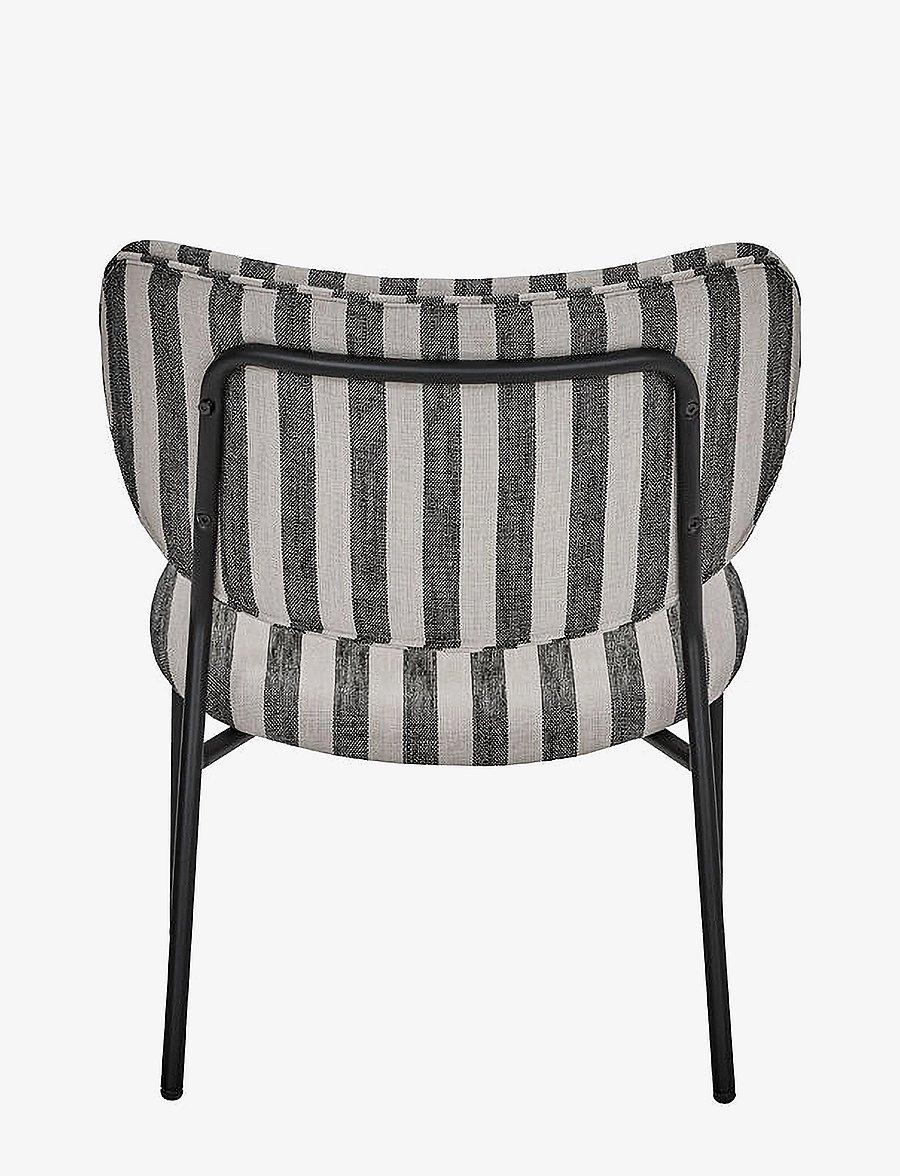 house doctor - Chair, HDLonga, Black, White - black/off-white - 2