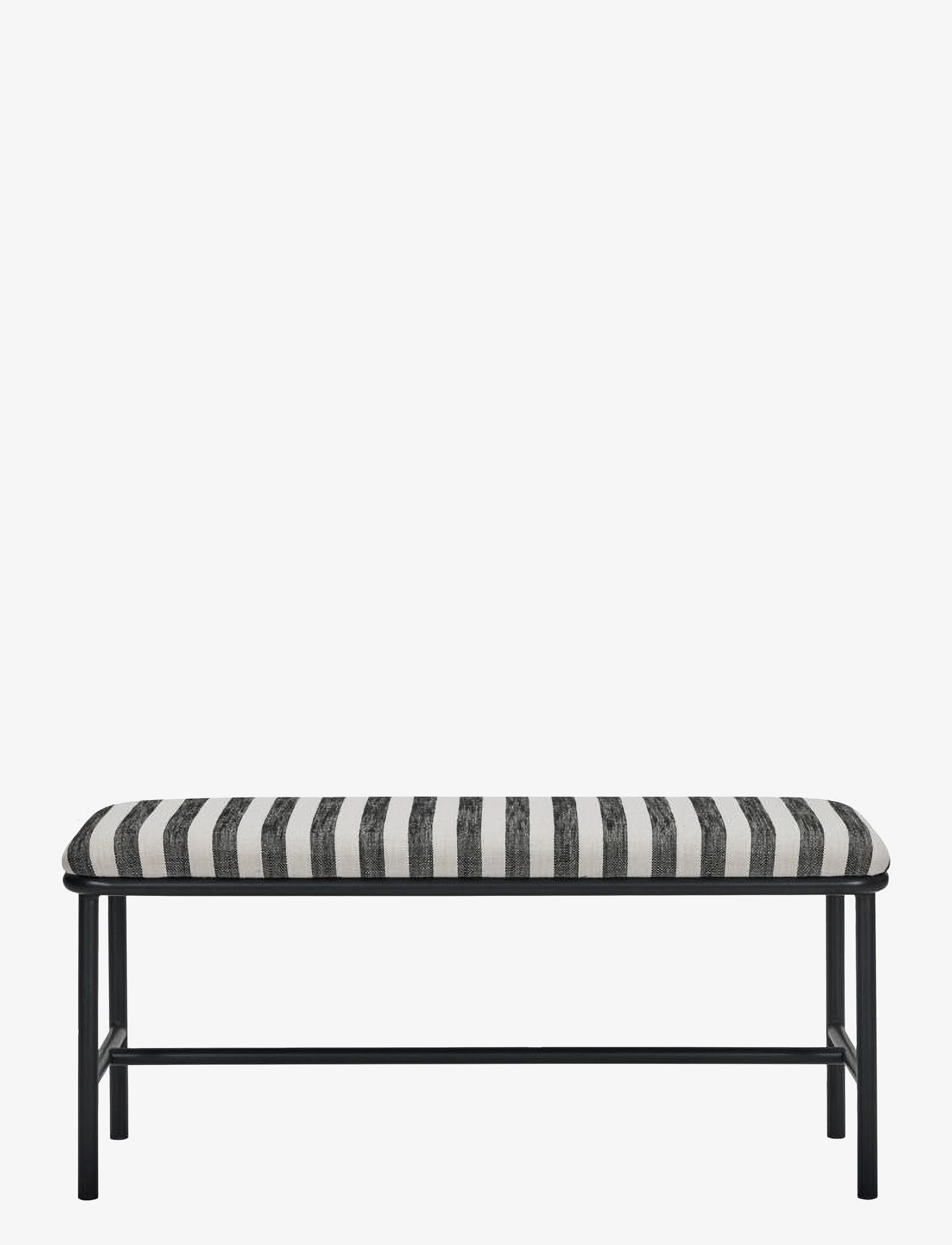 HOUSE DOCTOR Bænk, Hdtoda, Sort/Råhvid Schwarz - L:100CM - Unisex