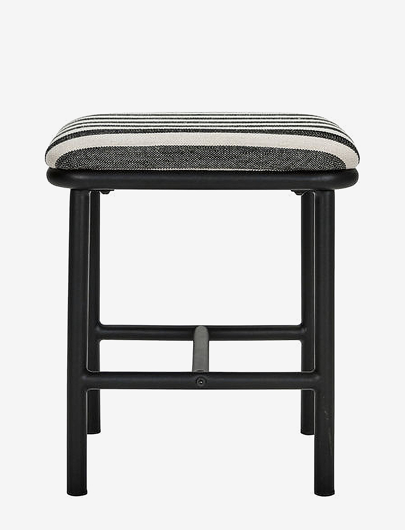 house doctor - Stool, HDToda, Black/Off-white - black/off-white - 0