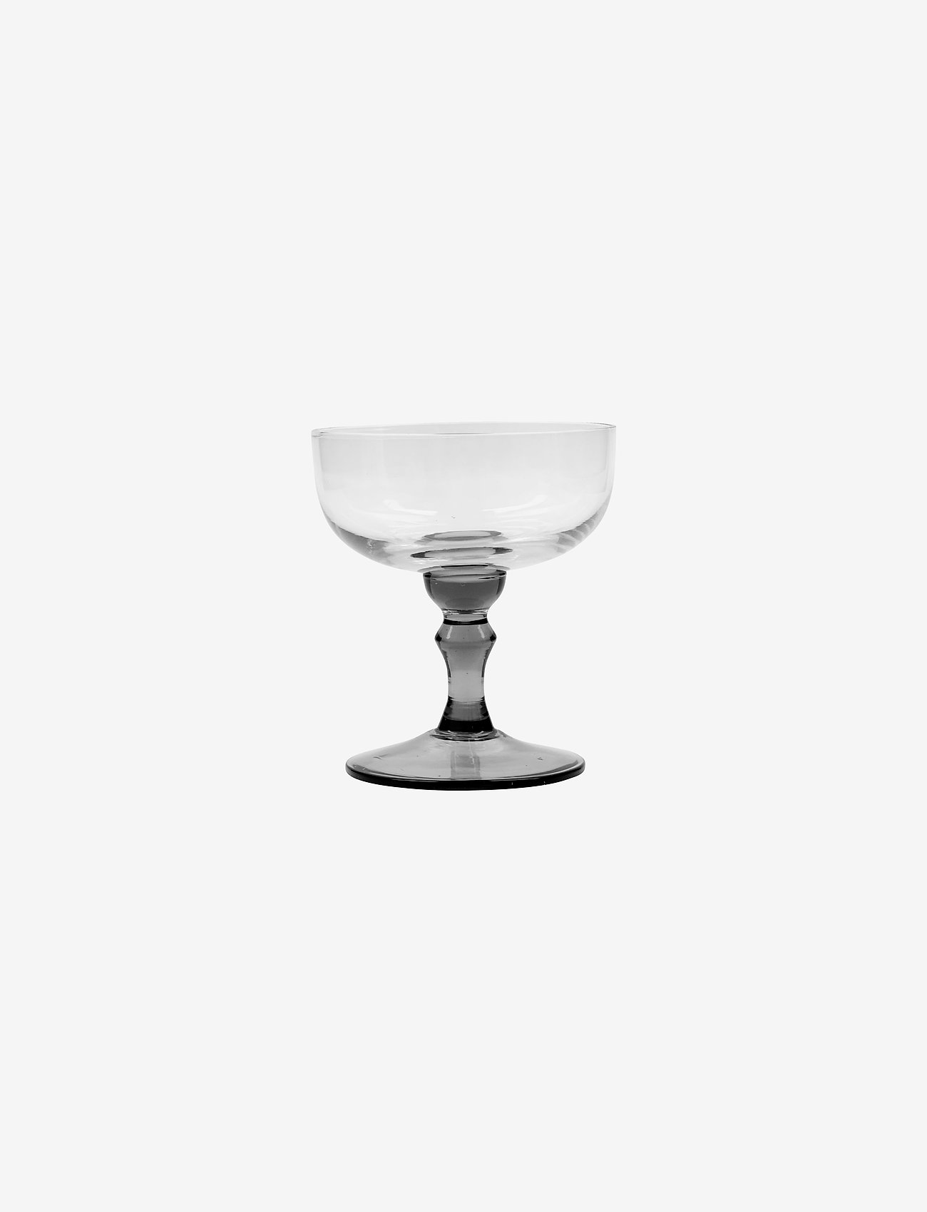 house doctor - Meyer Cocktail glass - clear/grey - 1