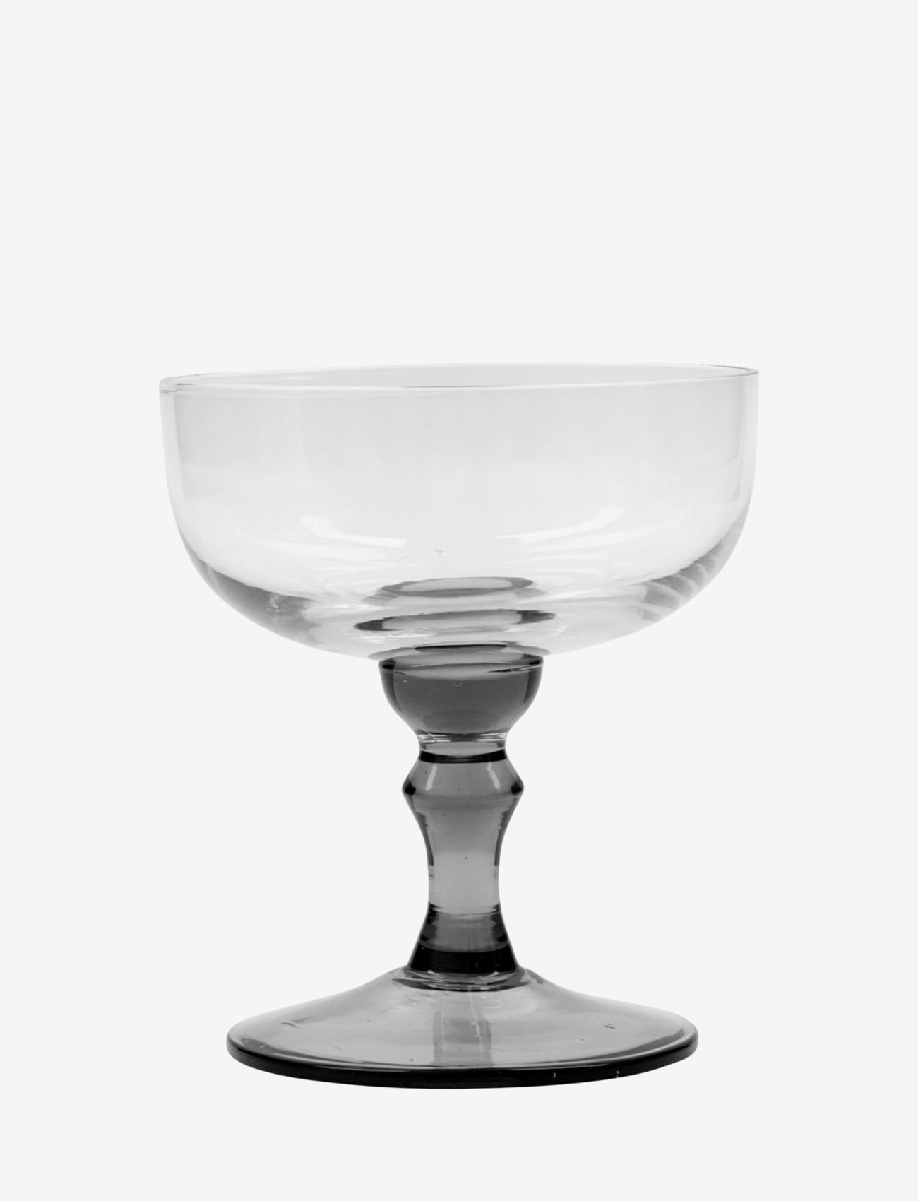 house doctor - Meyer Cocktail glass - clear/grey - 0