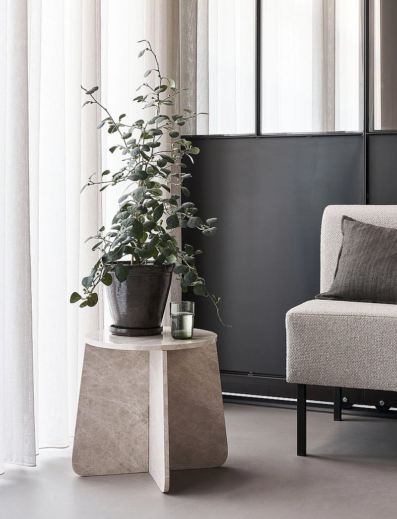 house doctor - Side table, Marb - tables d'appoint et petites tables - beige - 0