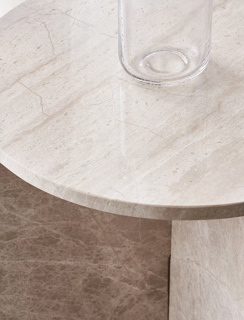 house doctor - Side table, Marb - tables d'appoint et petites tables - beige - 4