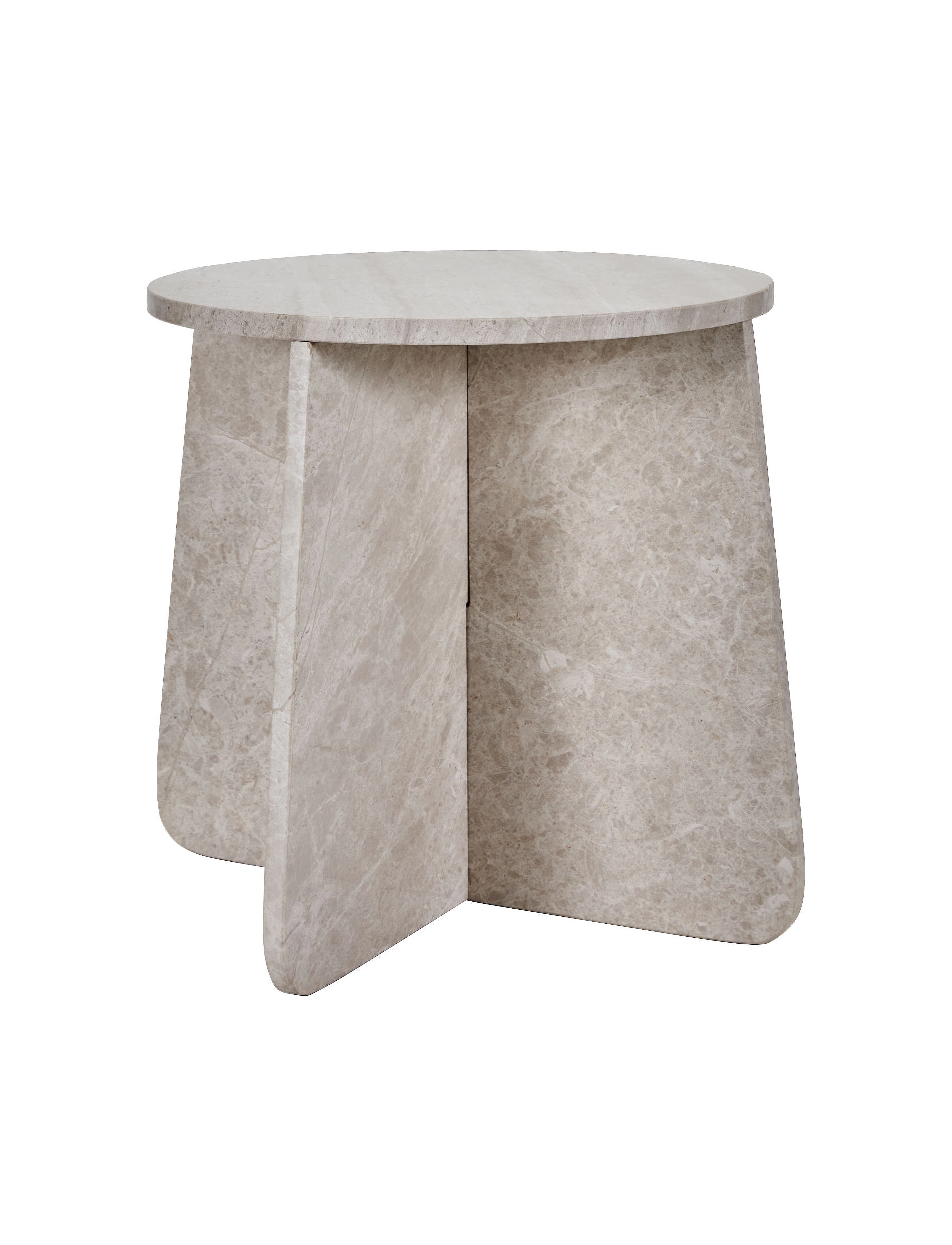 house doctor - Side table, HDMarb, Beige - küljelauad ja väikesed lauad - beige - 2