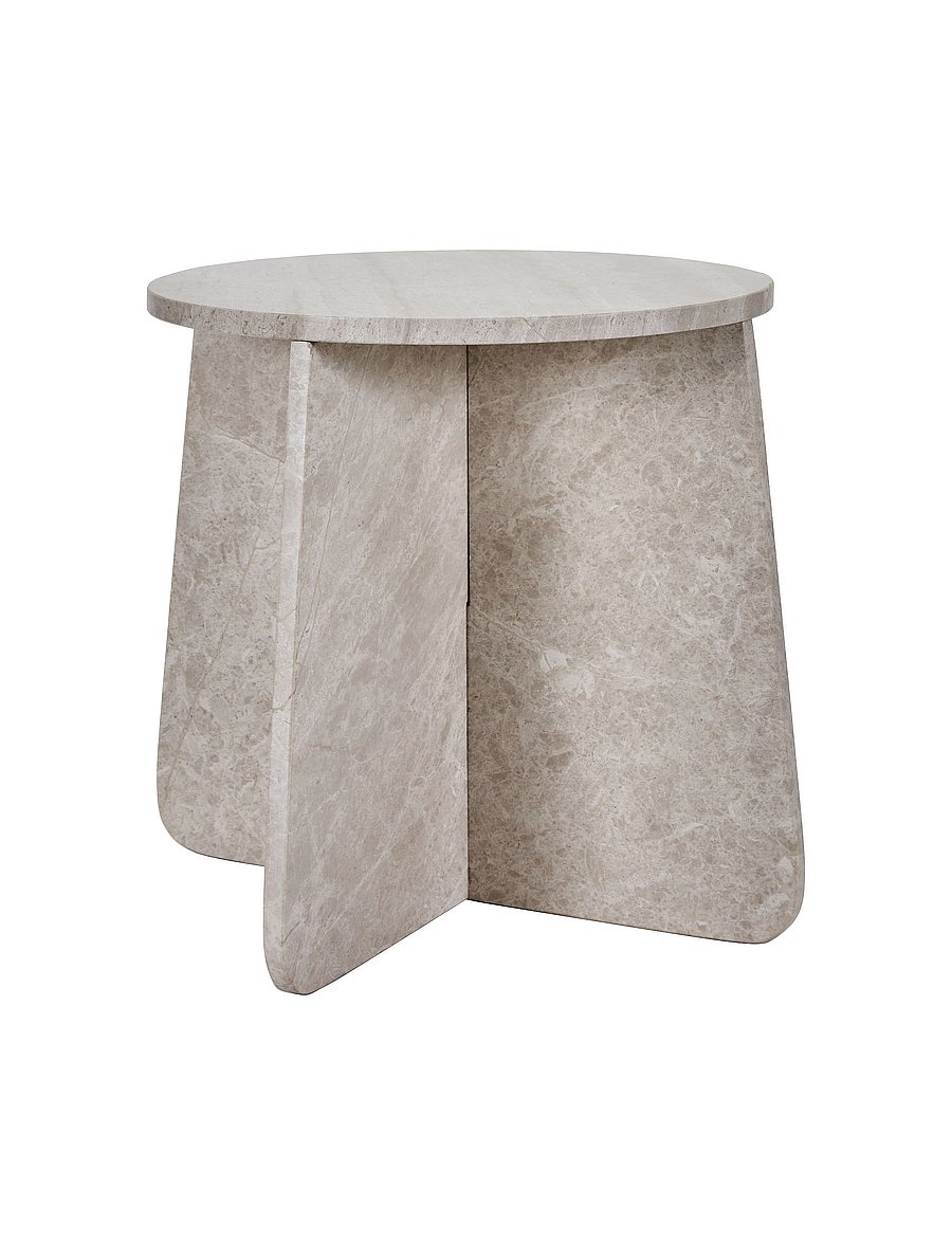 house doctor - Side table, HDMarb, Beige - küljelauad ja väikesed lauad - beige - 2