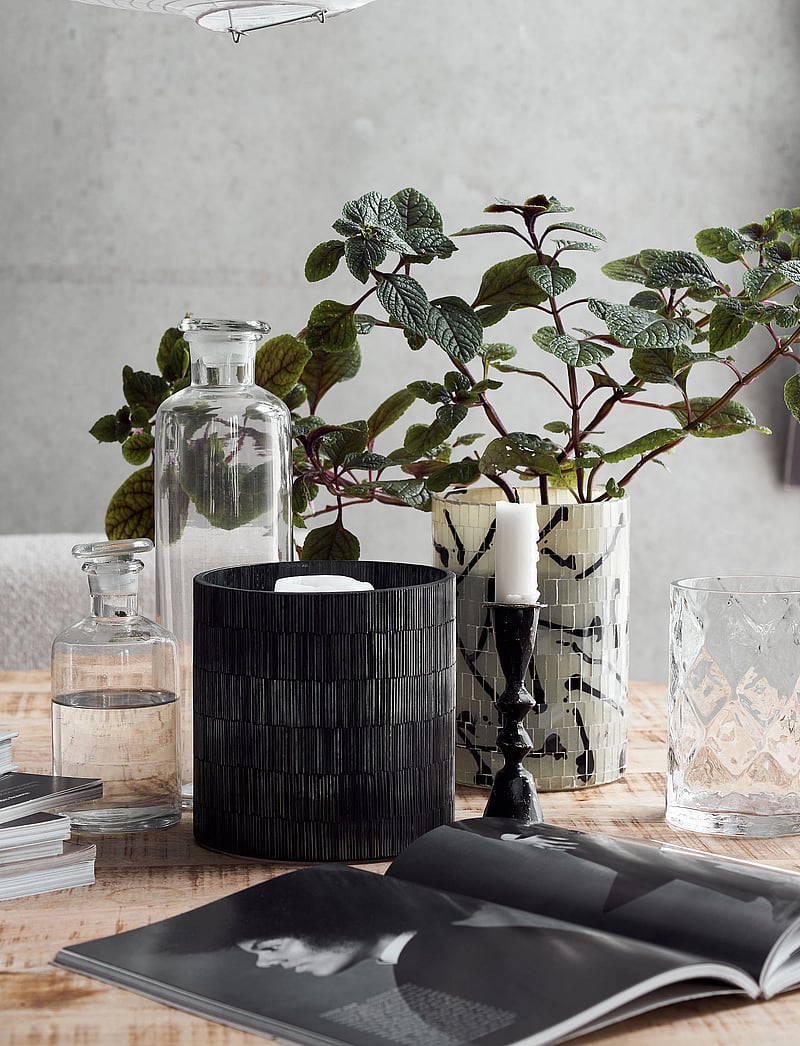 house doctor - Tealight holder, Gara, Black - nach preis einkaufen - black - 1