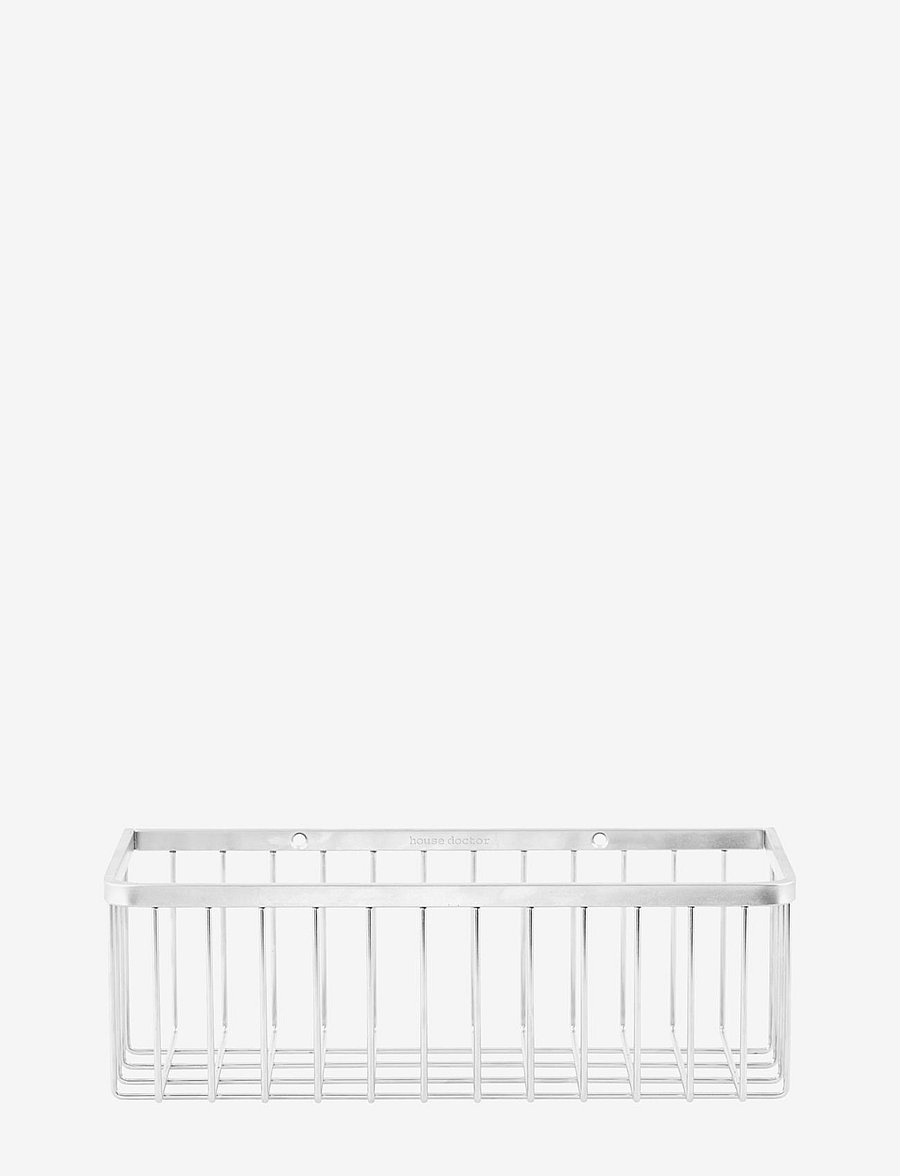 house doctor - Basket, HDBath, Single, Silver fini - hoiukorvid - silver - 0
