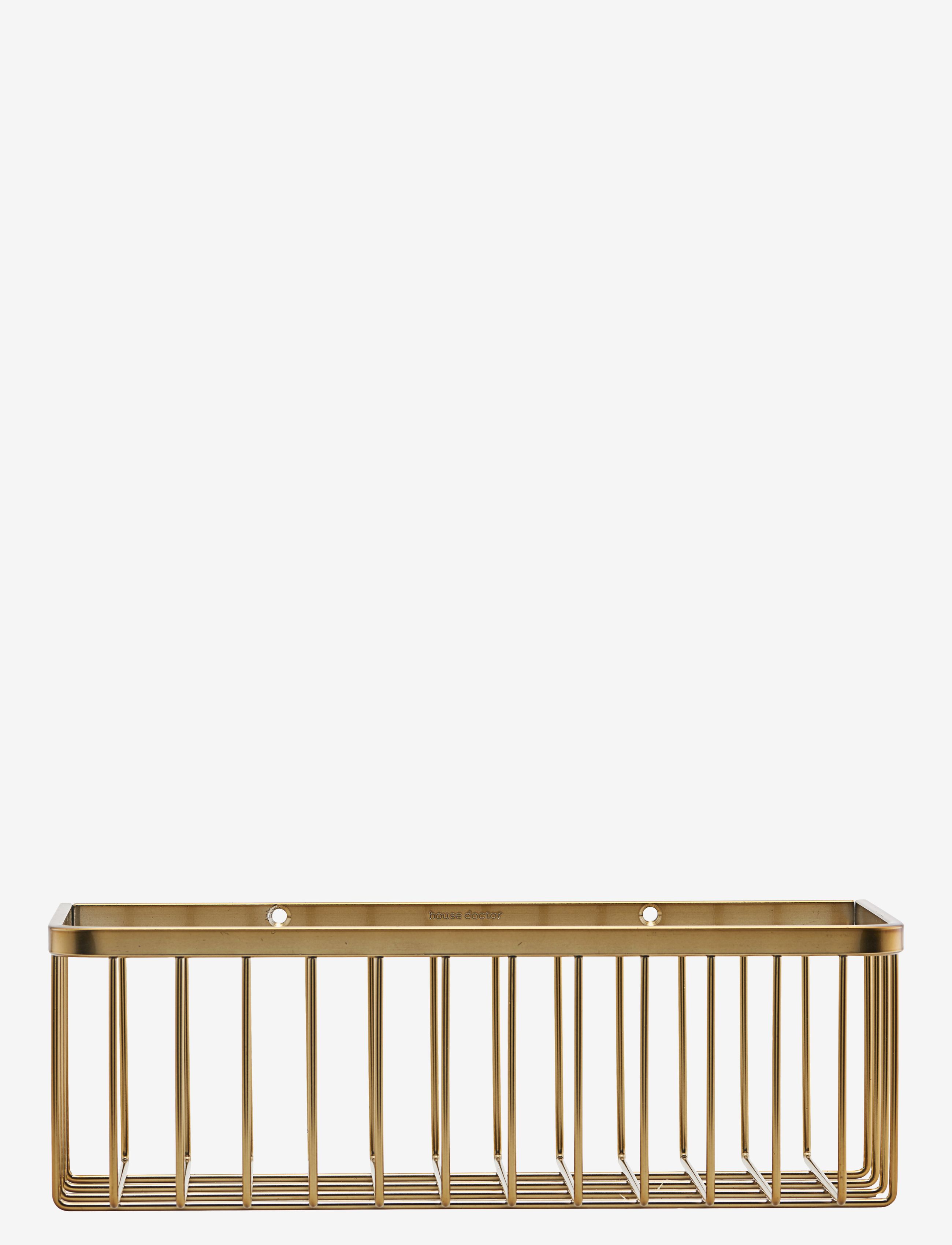 Bath Basket - BRUSHED BRASS