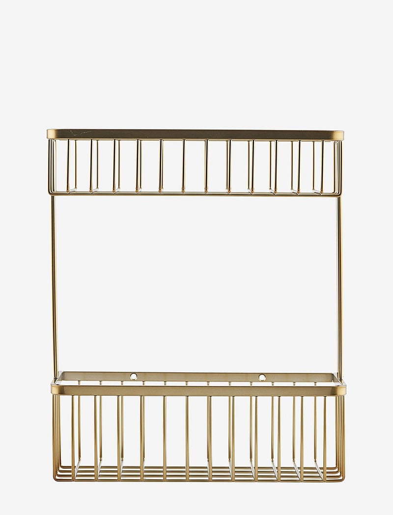 house doctor - Basket, HDBath, Double, Brushed bra - vannitoa sisustus - brushed brass - 0