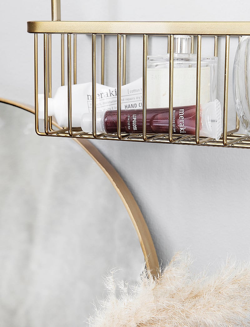 house doctor - Basket, HDBath, Double, Brushed bra - vannitoa sisustus - brushed brass - 1