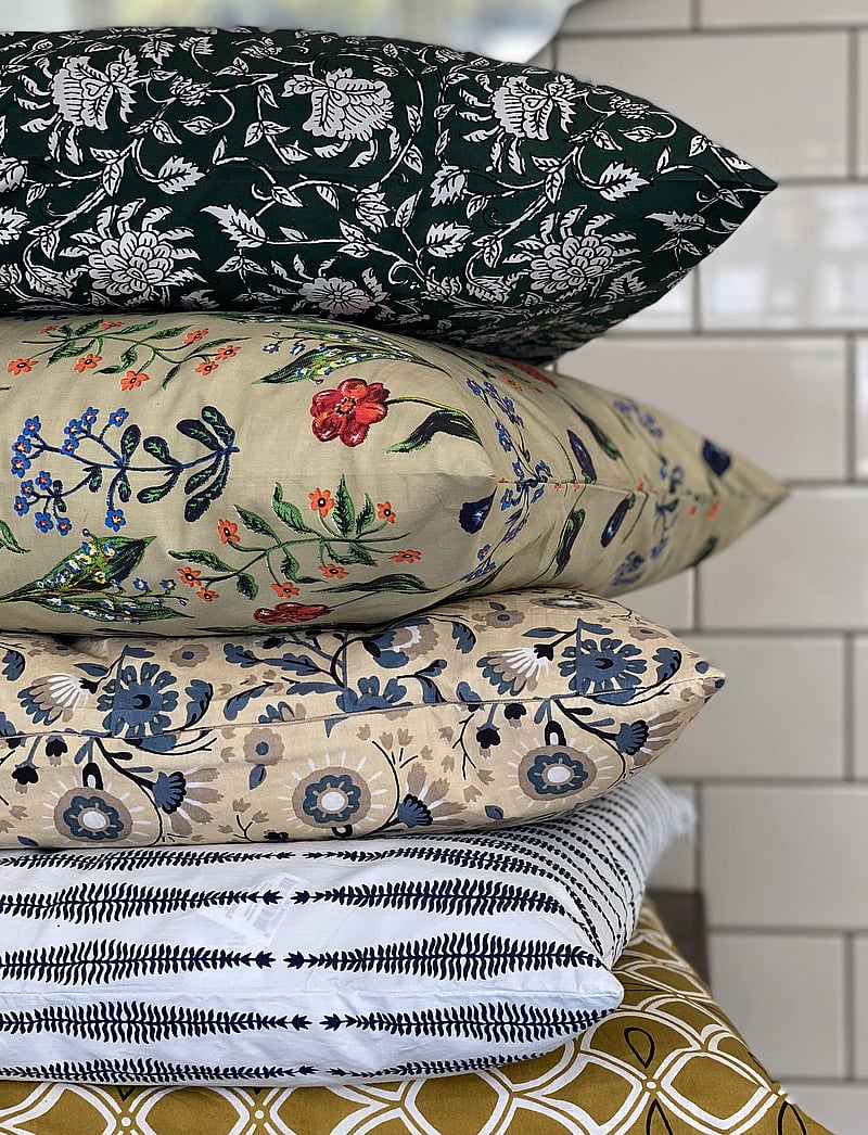 house doctor - Cushion cover, Hako, Golden - osta hinna alusel - golden - 2