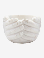 house doctor - Hands Bowl - dekoratīvie šķīvji - grey - 0
