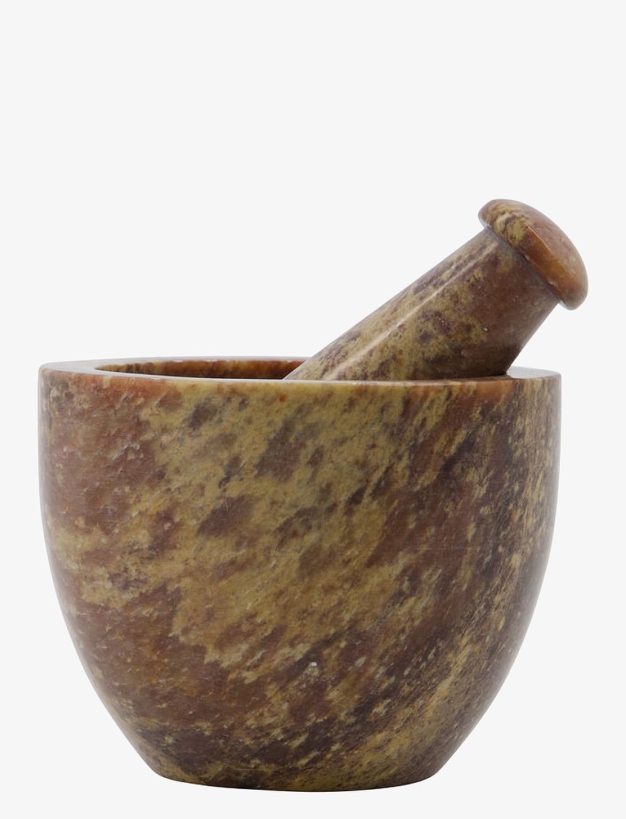 house doctor - Mortar w. pestle, HDArb, Brown - mörser & stößel - brown - 2
