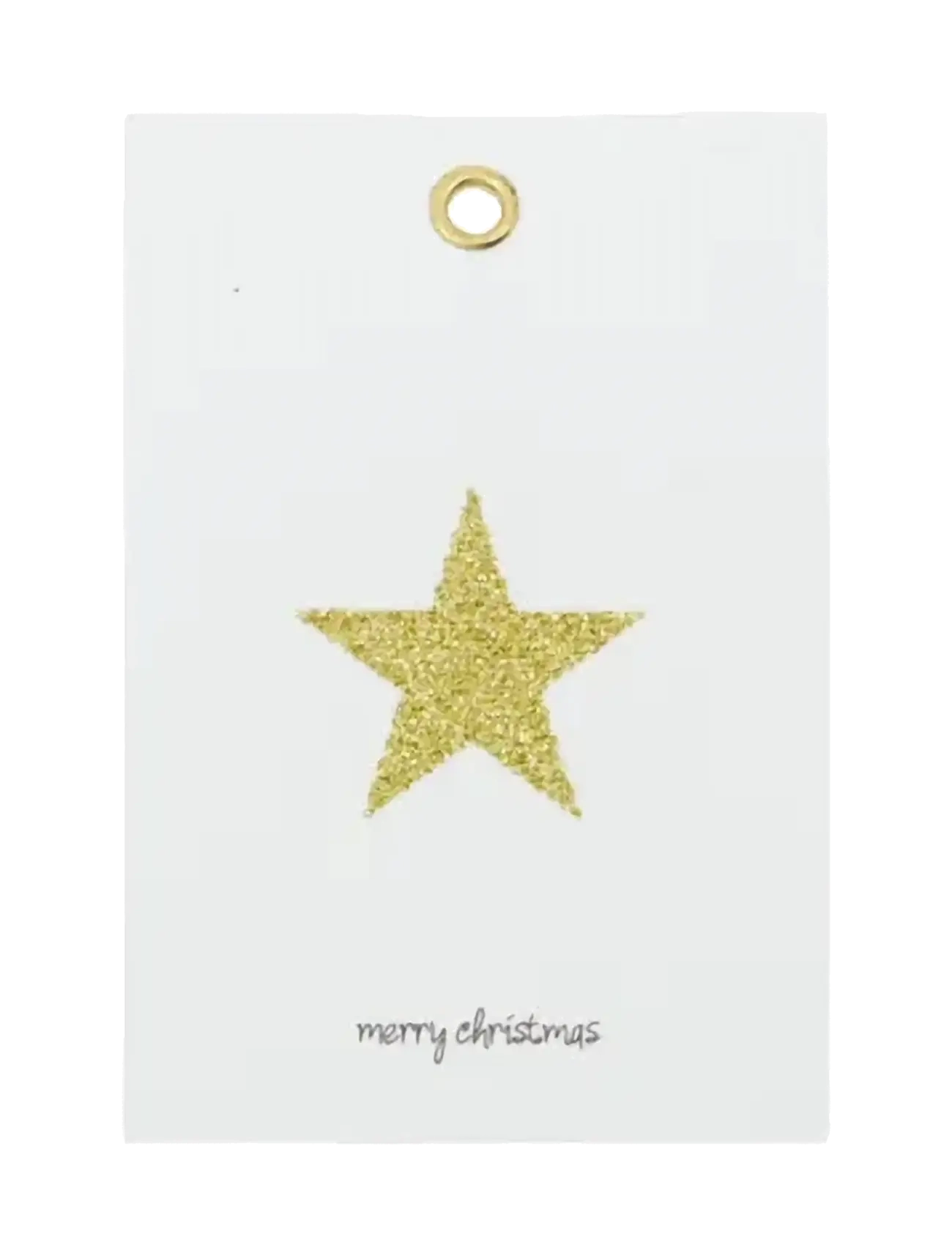 house doctor - Gift tag, HDGlitr, White, Golden - postkarten - white - 3