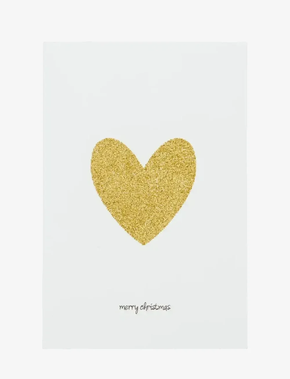 house doctor - Greeting cards, HDGlitr w. envelope, White;Golden - weihnachtsdekoration - vit, gyllen - 2