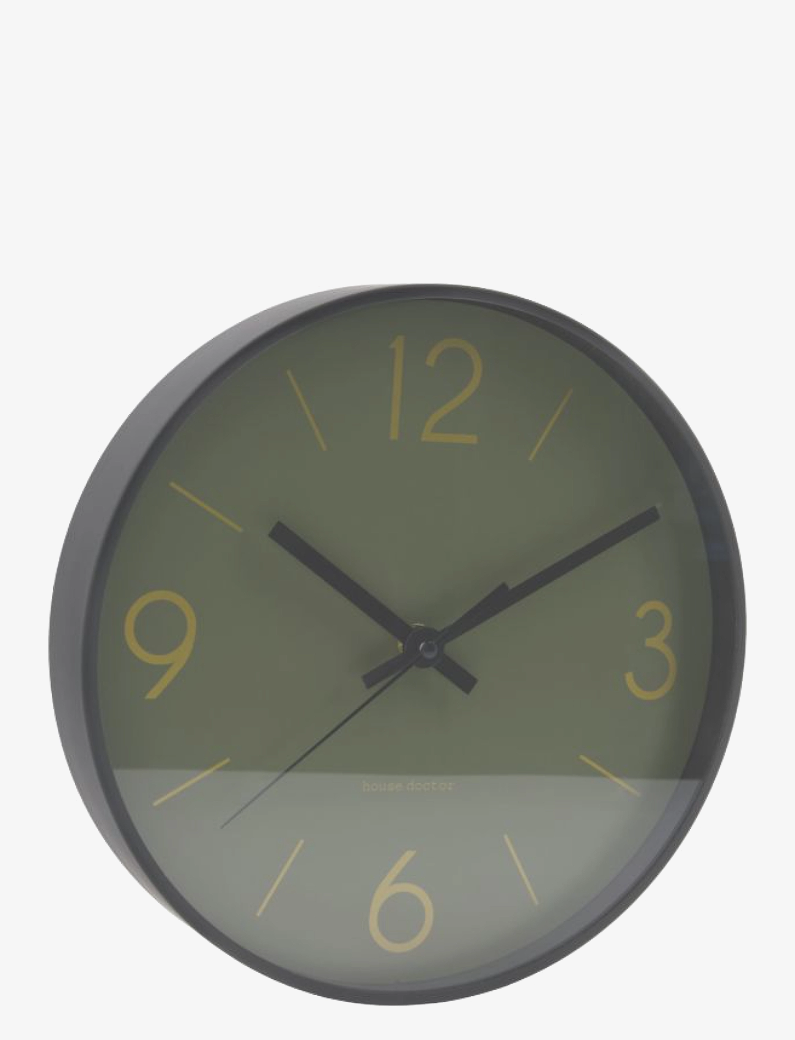 HOUSE DOCTOR Wall Clock, Hdtime, Dunkel Grün Grün - 24.8X24.8X4.2CM - Unisex