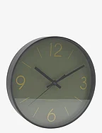 Wall clock, HDTime, Dark Green - DARK GREEN