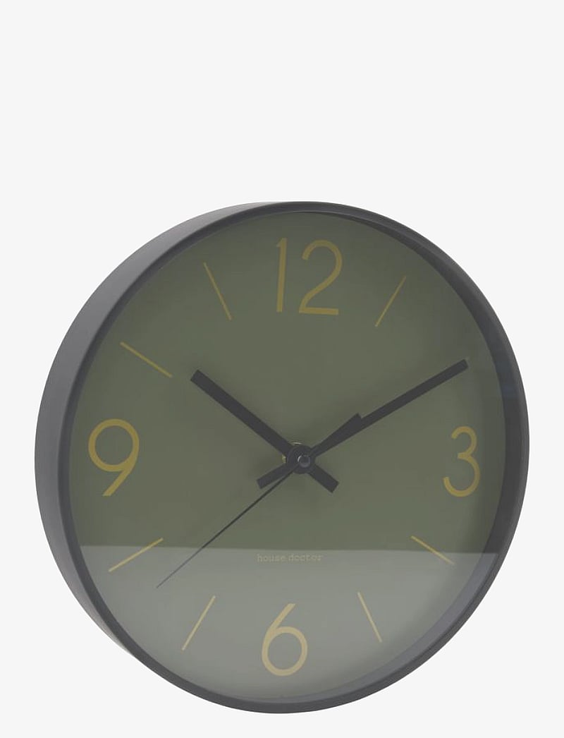 house doctor - Wall clock, HDTime, Dark Green - wanduhren - dark green - 1