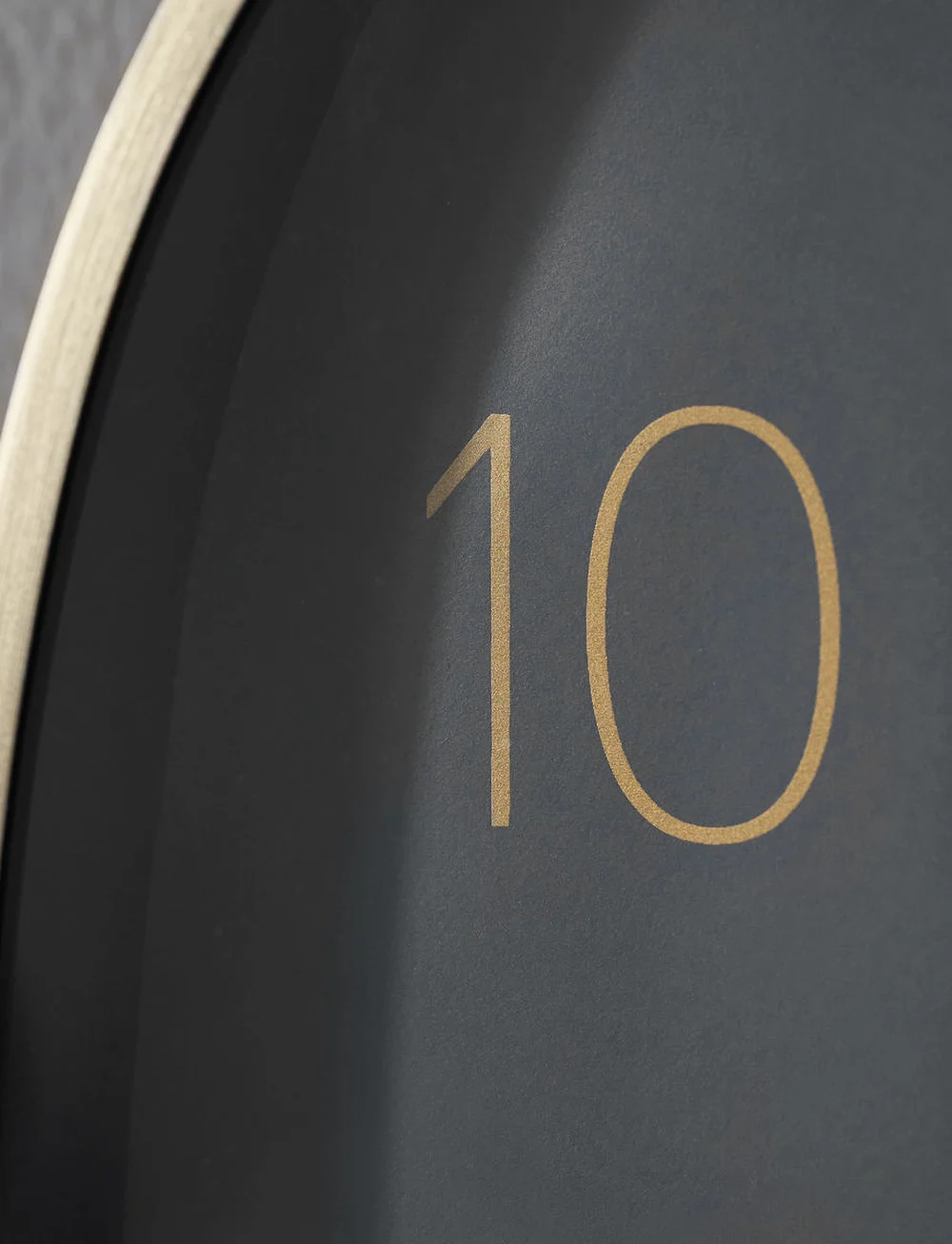 house doctor - Wall clock, HDShape, Dark grey - wanduhren - dark grey - 2