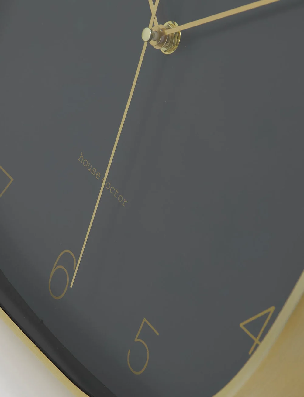 house doctor - Wall clock, HDShape, Dark grey - wanduhren - dark grey - 3