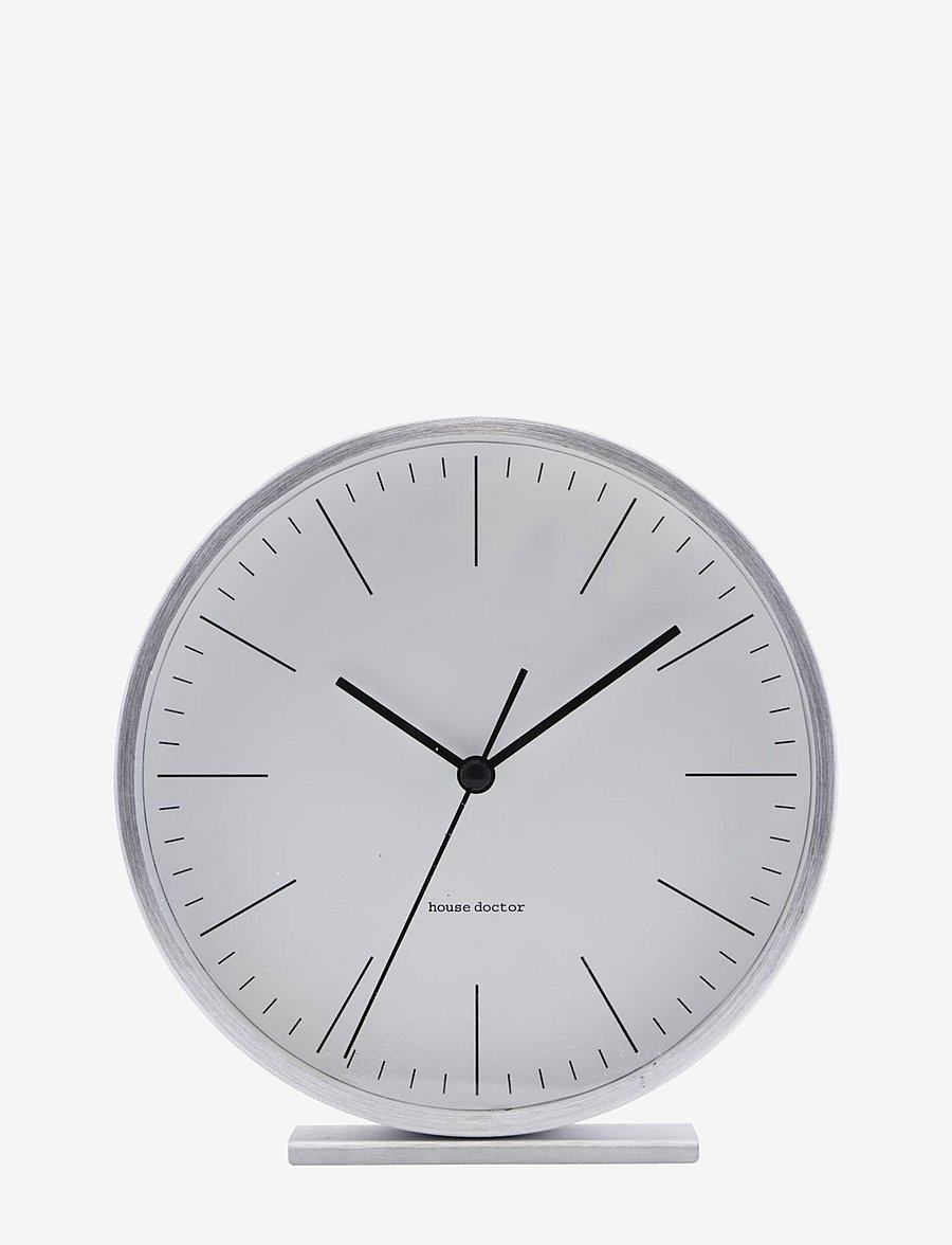 house doctor - Hannah Clock - silver - 1