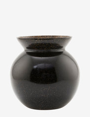 house doctor - Chenna Vase - big vases - black - 1