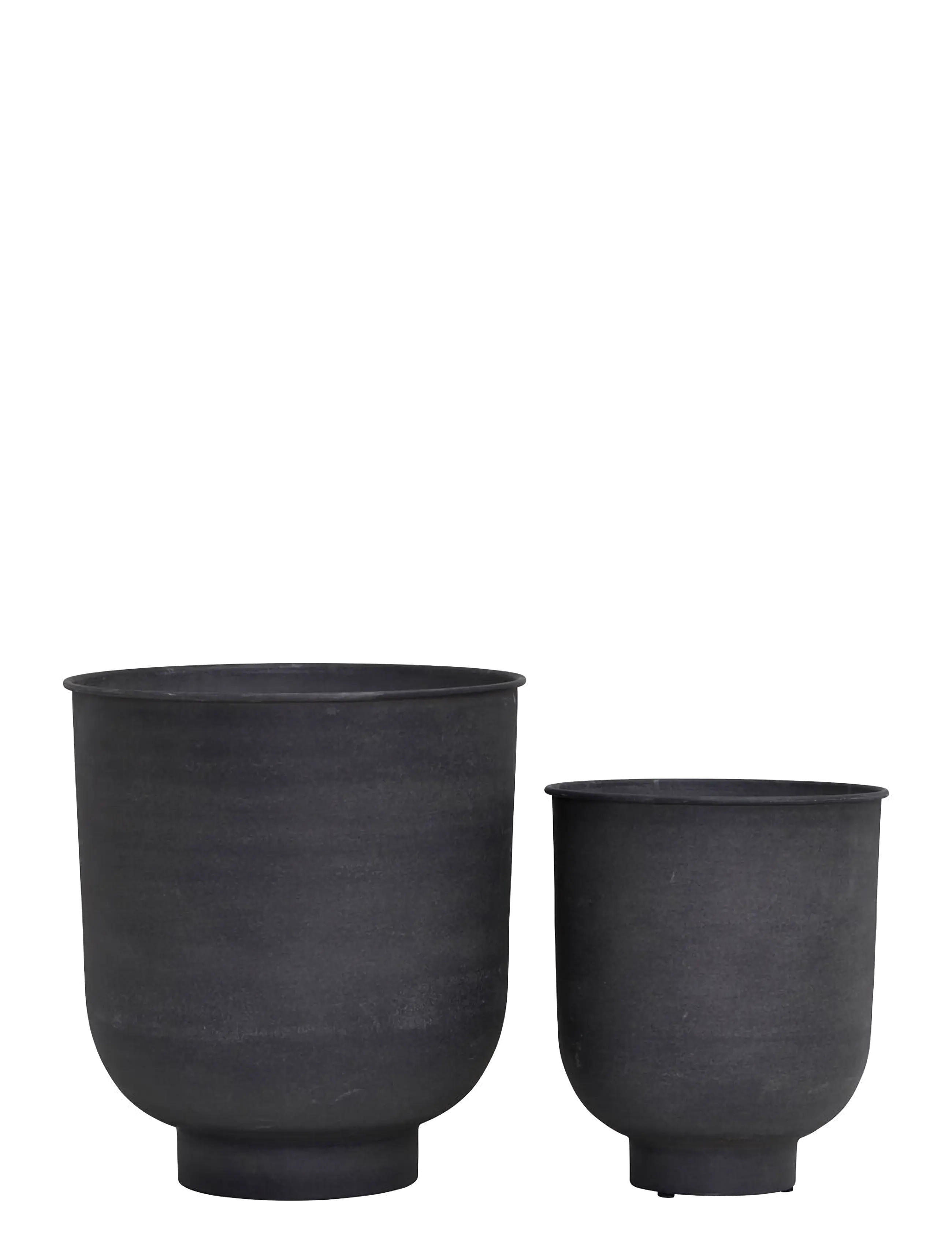 HOUSE DOCTOR Planter, Hdvig, Grau Grau - S:H:35CM.XL:30CM.L:H:45 - Unisex