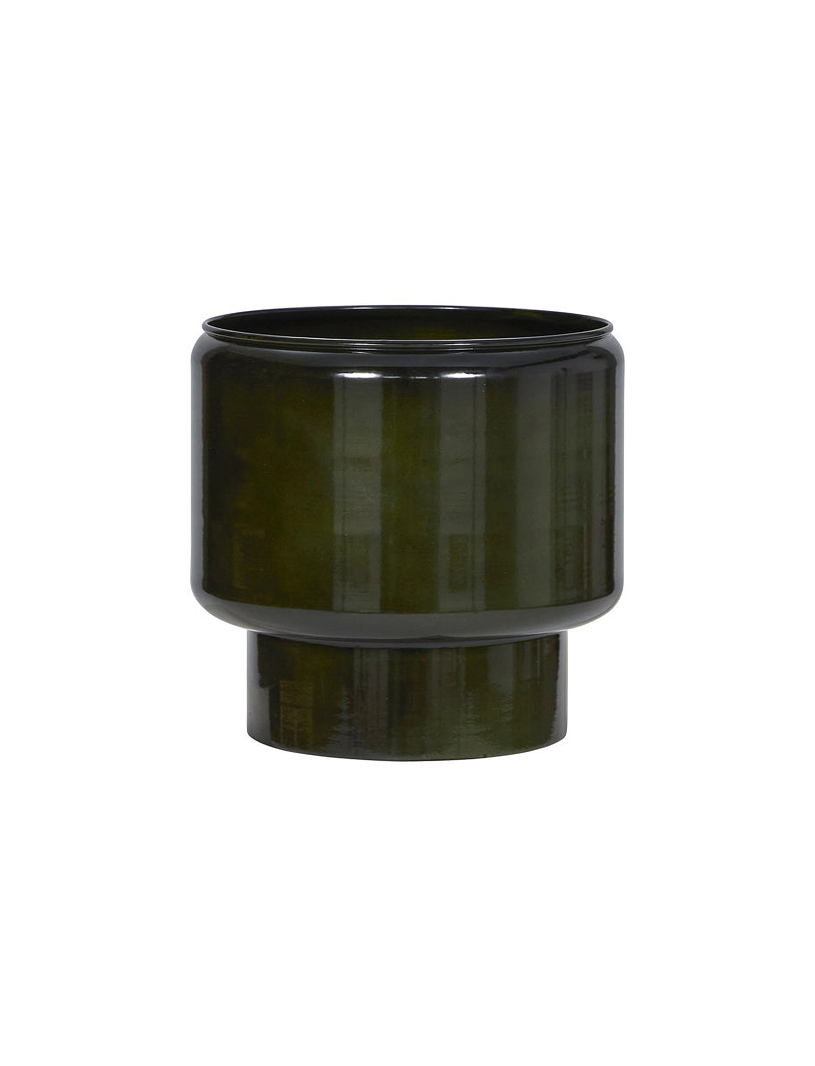house doctor - Planter, HDPile, Green - plant pots - green - 2
