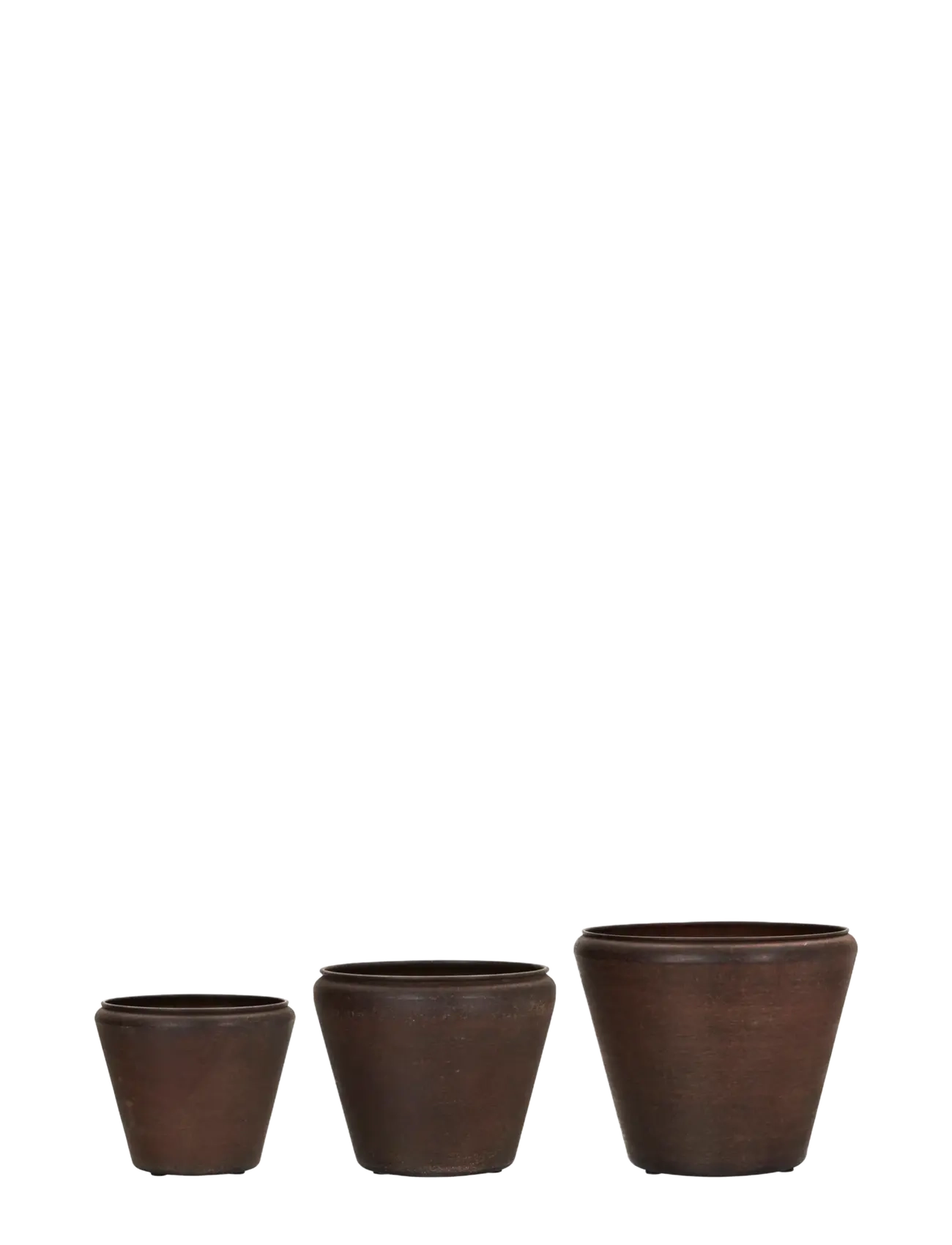 HOUSE DOCTOR Urtepotte, Hdfunnel, Antik Brun Braun - 22X25X31CM - Unisex