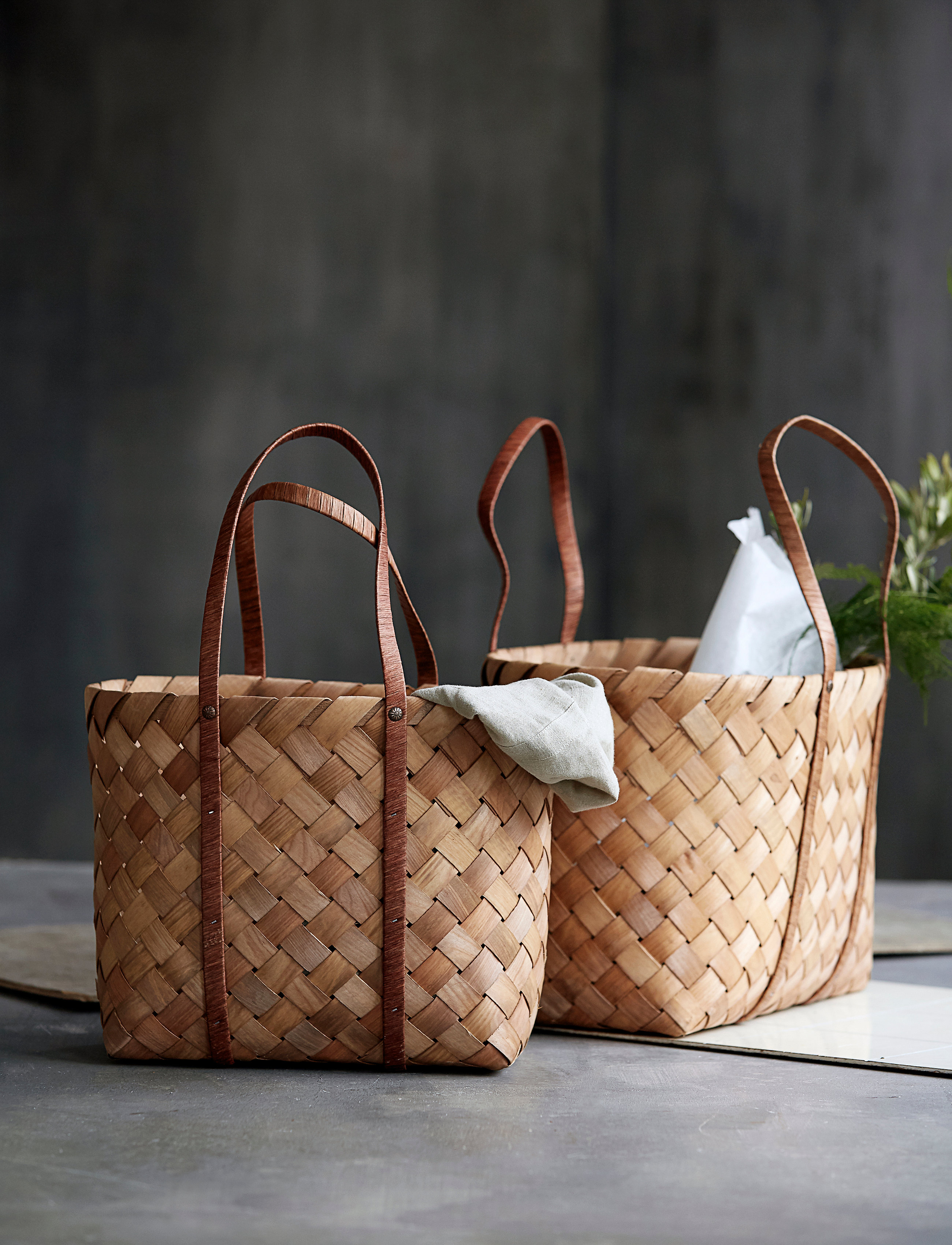 house doctor Beach Taske, One Size, Storage, Braun - Storage Baskets, Homeware