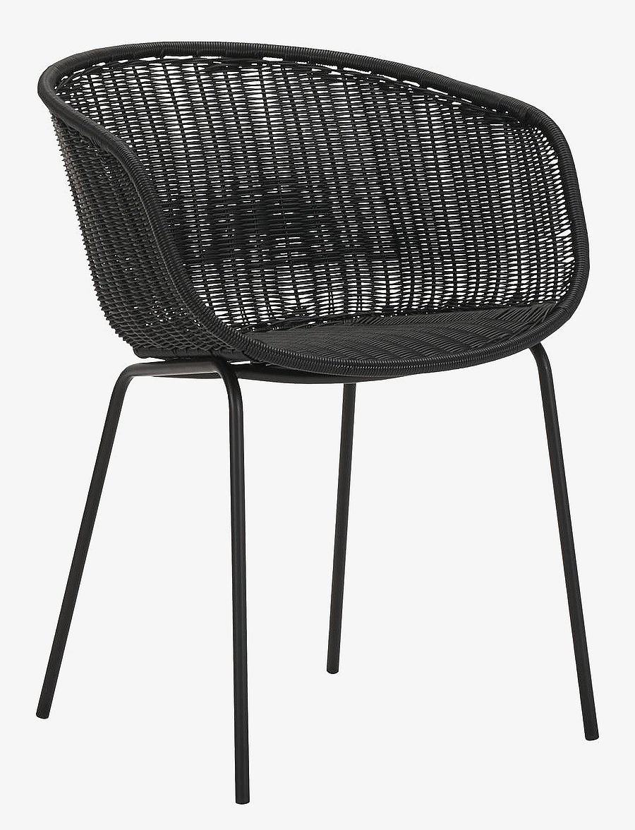 house doctor - Armchair, Hapur, Black - black - 0