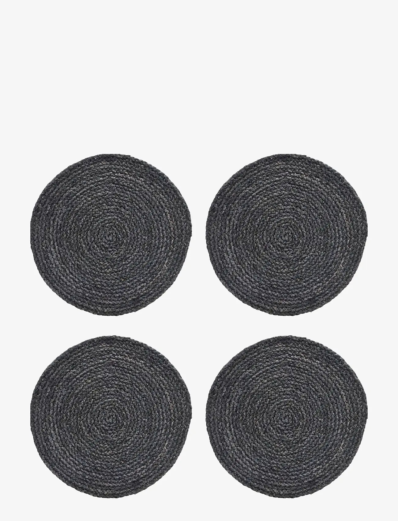 house doctor - Circle Placemat - placemats - grey/blue - 1