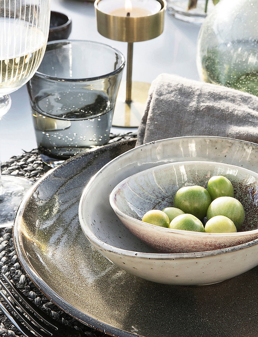 house doctor - Circle Placemat - platzdeckchen - grey/blue - 2