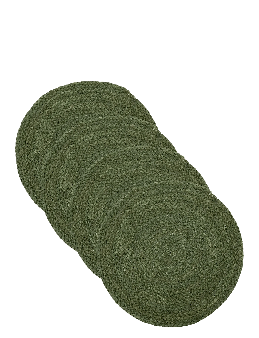 house doctor - Placemat, HDCircle, Green - platzdeckchen - green - 0