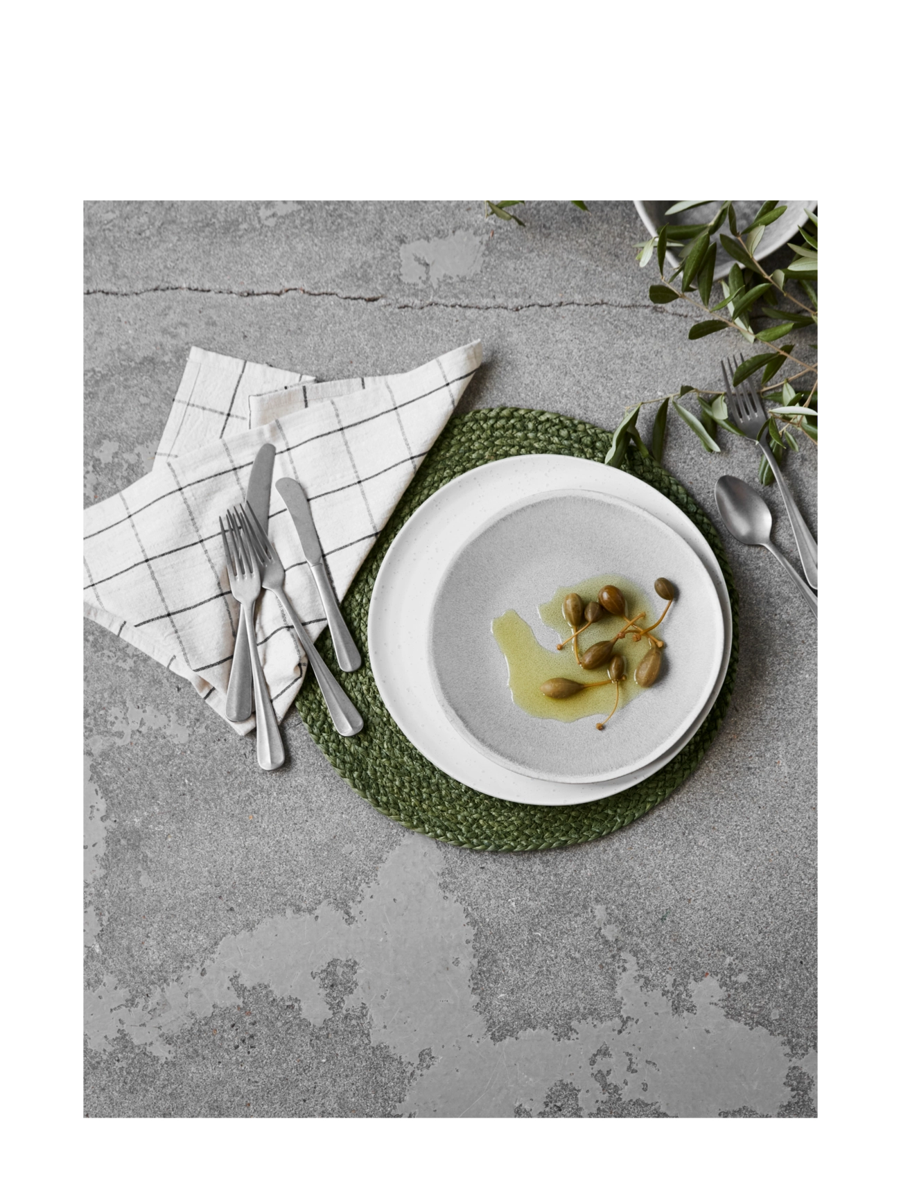 house doctor - Placemat, HDCircle, Green - platzdeckchen - green - 2