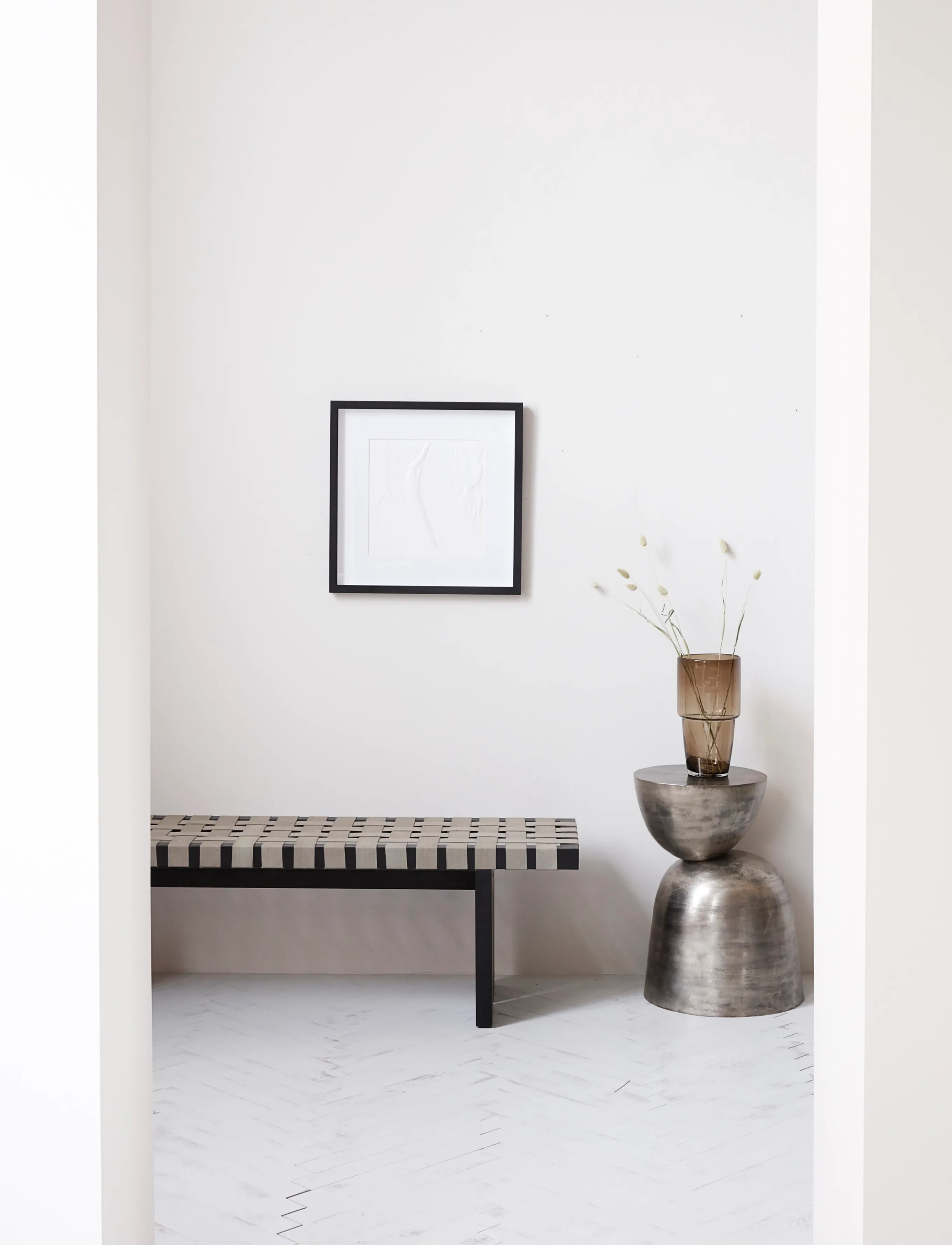 house doctor - Side table, HDHeena, Metal oxidized - metal oxidized - 2